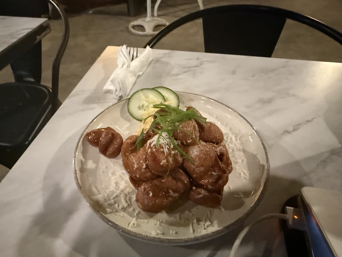 Murals Hostel & Cafeで注文した料理